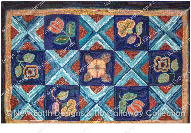 Flowers and Squares #124